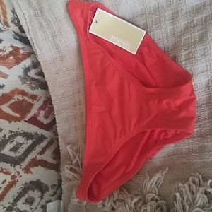 NWT. Michael Kors orange bottom bikini.